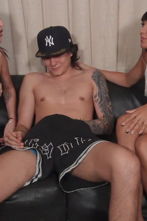 Swallowing His Cock Whole, Deep Throat up to the Balls