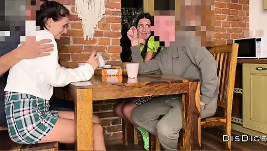 Real Cheating! Two Couples Are Secretly Cheating Each Other Behind Their Backs!