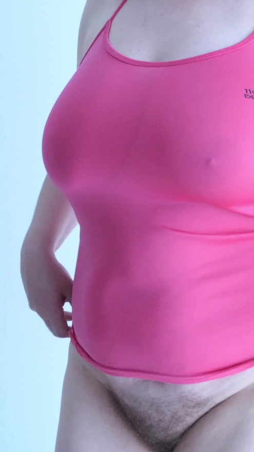 Perfect natural big tits hairy MILF | Clip 1
