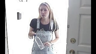 Blonde Girl Takes Some Pictures and Blows a Guy at Casting POV Style