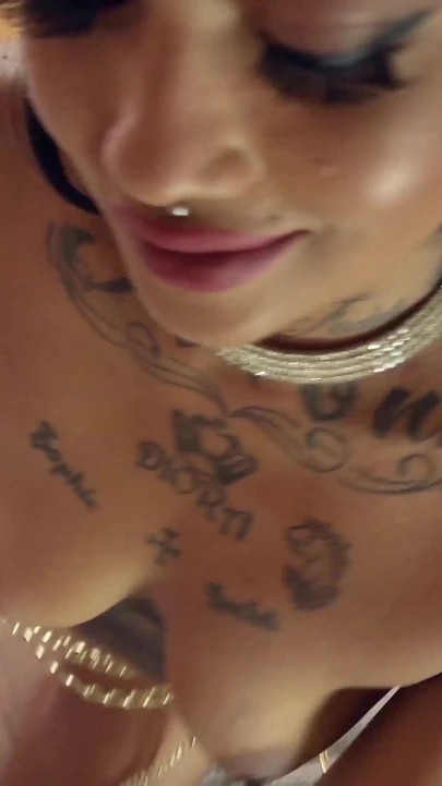 Emotional moment from "GERMAN SCOUT - BROWN INK MODEL BIBI DIAMOND FUCK AT PICKUP"