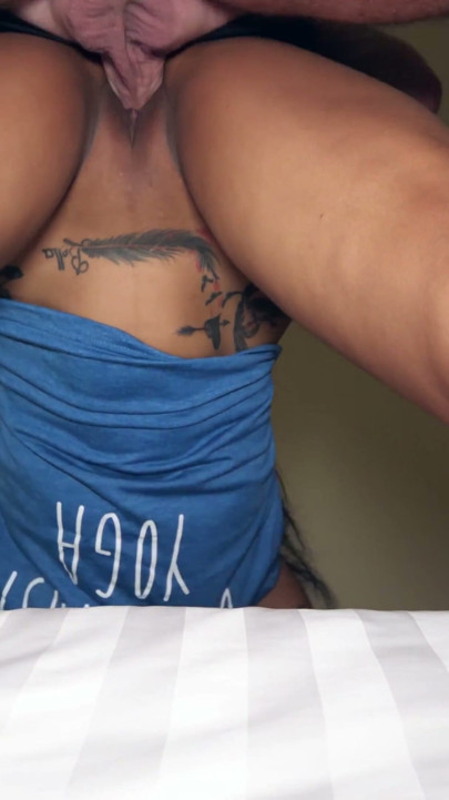 Bubble butt Thai amateur MILF wife homemade video of a POV fuck | Clip 2