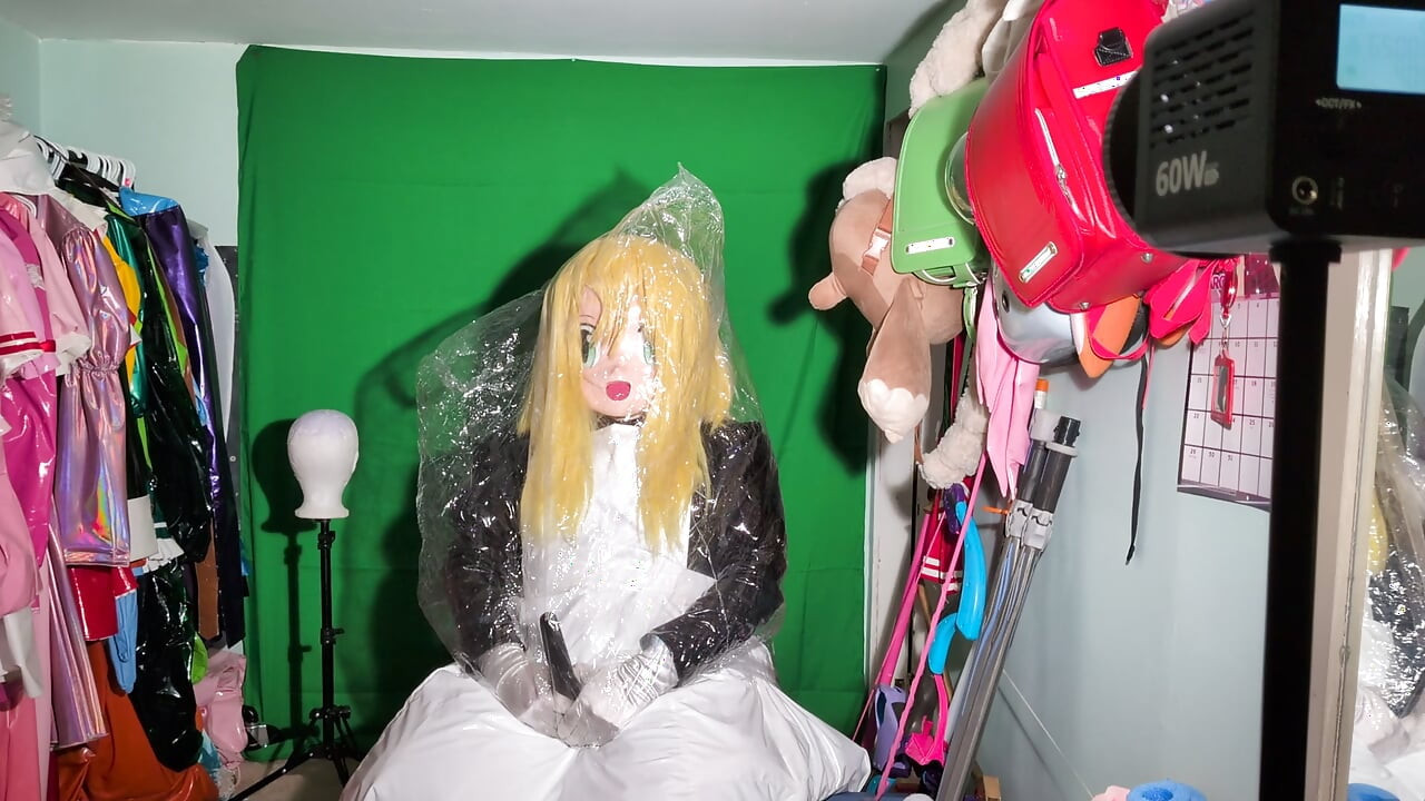Kigurumi hizmetçi çantalı çeşitli nefes oyunu oyunları