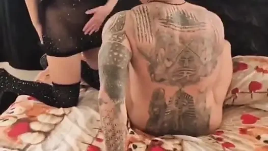 Super männertrio und eine heiße latina