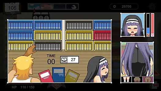 Hentai Game - Handyman Fantary - Fucking the Naughty Nun Lisa H Scenes