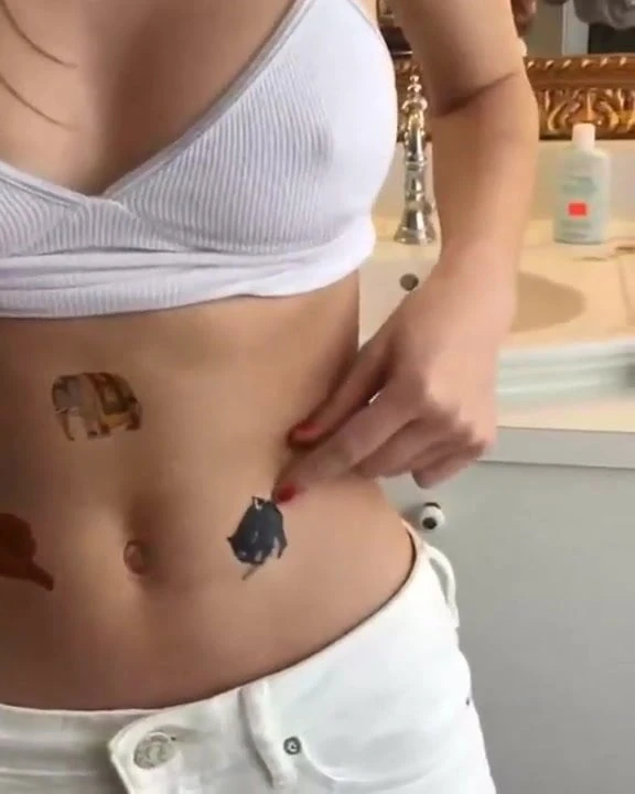 lily rose depp sexy button
