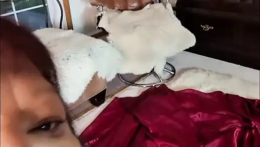 Fantasizing That You Are Fucking My Granny Hairy Pussy and Playing with My Butt Hole.