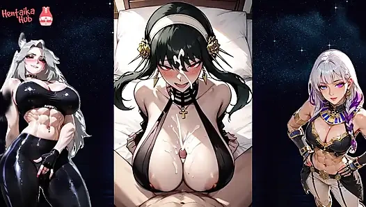 2d Hentai compilation with hot bitch Jor Briar.