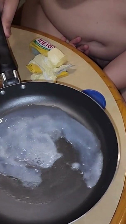 I love to accumulate many cumshots from my man, to cook it and eat it | Clip 2