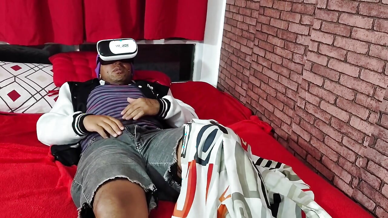 Entiado Com culos Virtual Se Masturba Sua Madrasta Pego