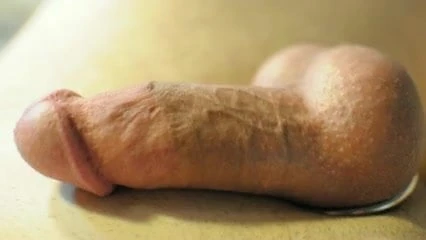 semi hard cock with ring