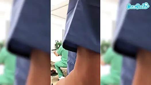 Fitte MILF-krankenschwester Wird Gefeuert, Um Im Krankenhaus Zu Masturbieren