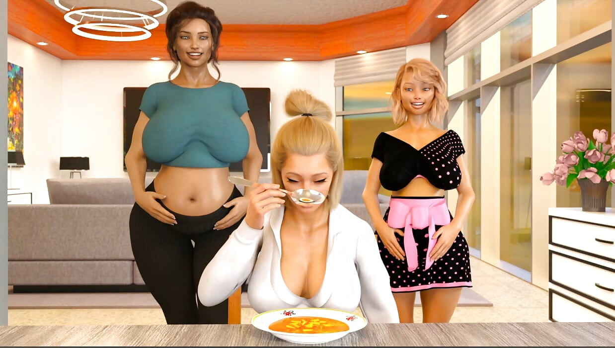Power Vacuum - What if 3 - Gameplay - Roleplay - Pregnant Orgy with Big Bouncy Boobs and Belly