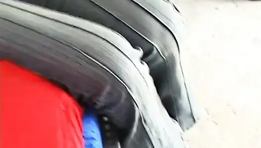 Small titted blonde whore fingers her snatch at the casting