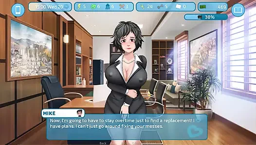 Cinta & seks basis kedua: sekretaris asia dengan toket besar pengen dicambuk ep 15