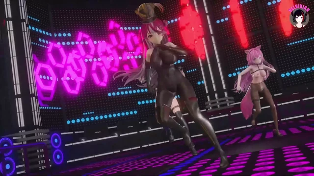 Suisei - Marine - Koyori - Sexy Dancing (3D HENTAI)