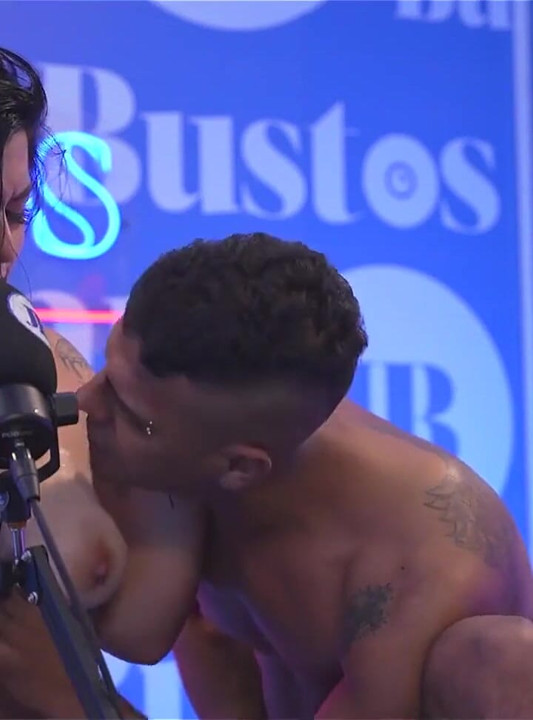 Natural Big Tits MILF Antonella Jones Fucks a BBC in a Hot Podcast