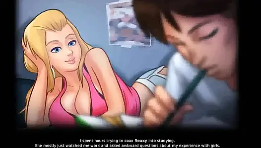 Summertime saga: stepsister shows her tits to her stepbrother ep 50, 51