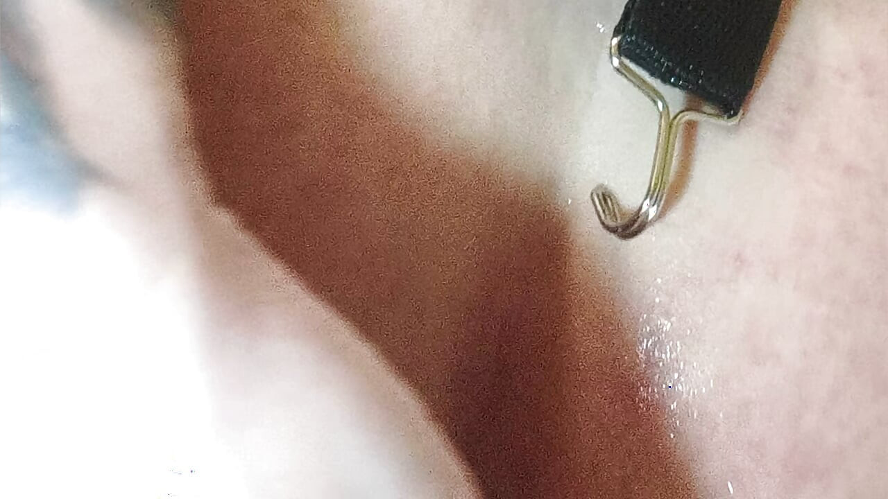 View through an anal mirror: close-up and full immersion of a meter-long
