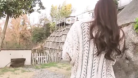 Vollbusige schönheit, asiatische szene 2_big brüstige japanische frau im höschen hart in ihre haarige muschi gefickt
