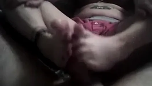Homemade POV Footjob With Anklets