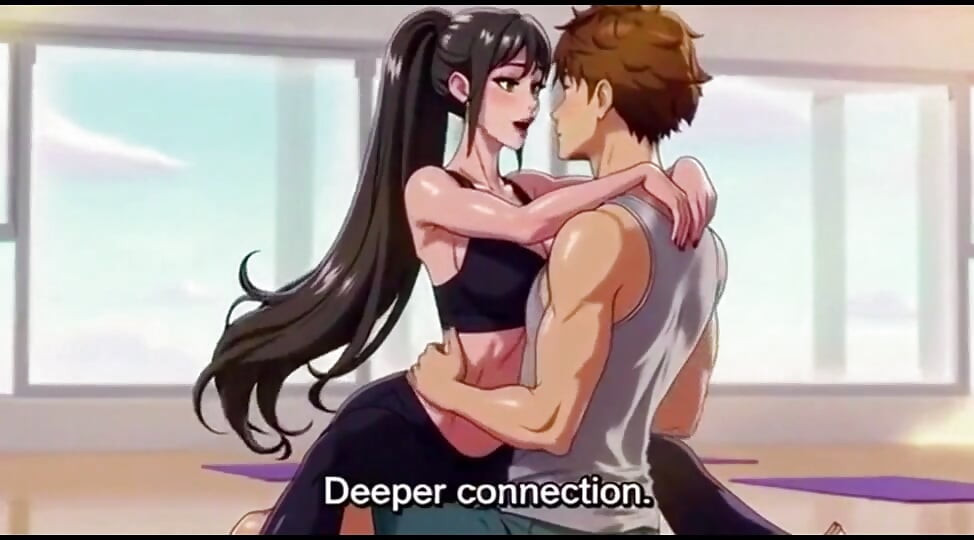 Üvey annenin özel yoga talimatı son derece ateşli ve tabu 3 boyutlu animeye dönüşüyor