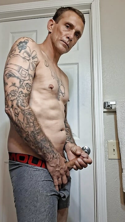 Stroking this cock4