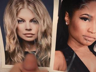 Omaggio di sborra: Fergie e Nicki Minaj