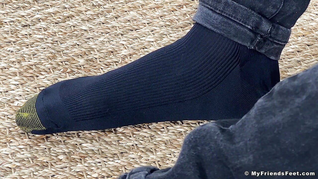 Peaking on Nathaniel's Socks & Feet