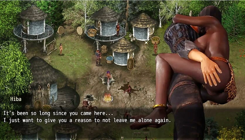 A Struggle with Sin - Gameplay - Roleplay - Threesome with Two Perfect Body MILF in Village Hut