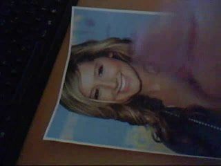 Камшот на лицо Ashley Tisdale 1