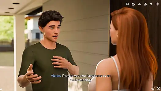 Tante seksi rambut merah yang nggak tahan lagi untuk ngentot sama pacarnya yang masih berondong!