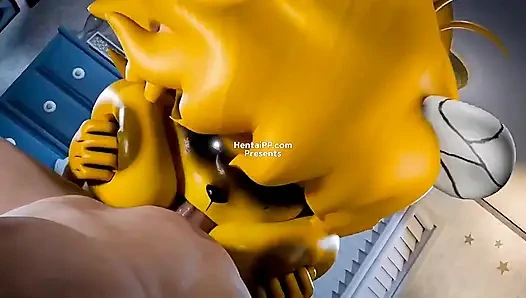 Goldene nacht sex (cartoon-parodie)