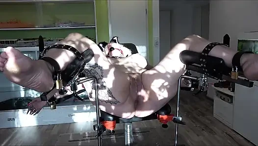 Sex Slave on Gynogology Chair Used for My Pleasure