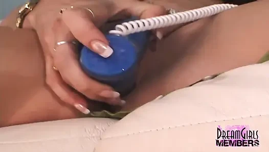 Pierced Pussy Freak Goes Anal with 2nd Dildo