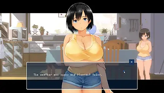 Hentai game - der intensive sommersex einer vollbusigen frau auf dem land