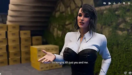 Chefin MILF Susan bittet Alexis um Hilfe zu hause und zieht ihn dann zu einem sehr privaten sexspielzeug-fick &creampie