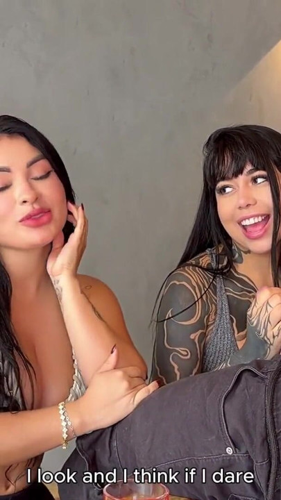 Threesome with two busty Colombian women I meet on the street - Alejandra Palacios & Sthefycupcake | Clip 1