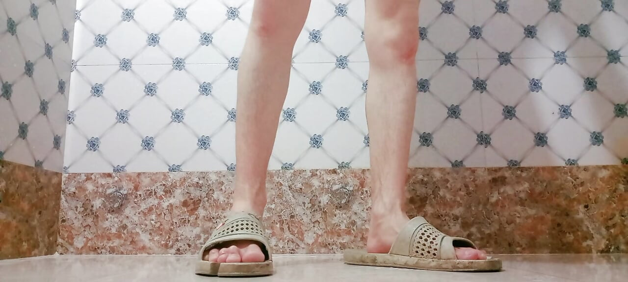 Steamy Shower Stroke Session with Toy  Slow to Hard Finish