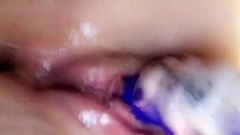 Squirting little pussy