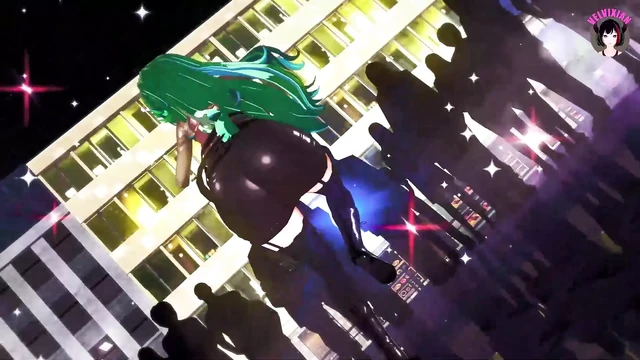 Sexy Thick MILF In Short Skirt Sexy Dance + Gradual Undressing (3D HENTAI)