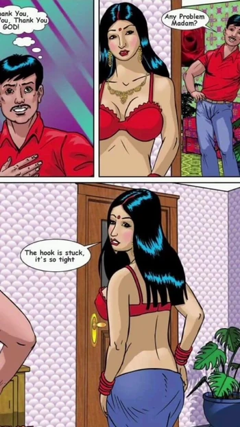 Memorable moment from "Savita Bhabhi Part 1-1 Salesman"