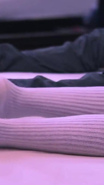Thrilling moment from "Hot neighbor seduces single neighbor in his room"