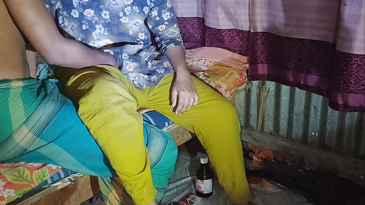 Minha esposa e eu, casal amador real em casa