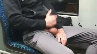 Anon shows me his cock on the subway - how nice of him