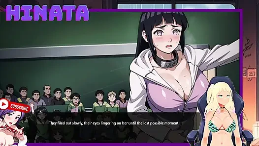 HINATA GURU akademi. Dia membuka ritsletingnya dan memperlihatkan payudaranya. Rahasia Shinobi 14