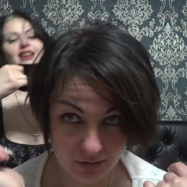 Nose fingering, face messing, silly faces, stockings on head, lips fetish! To Kate!