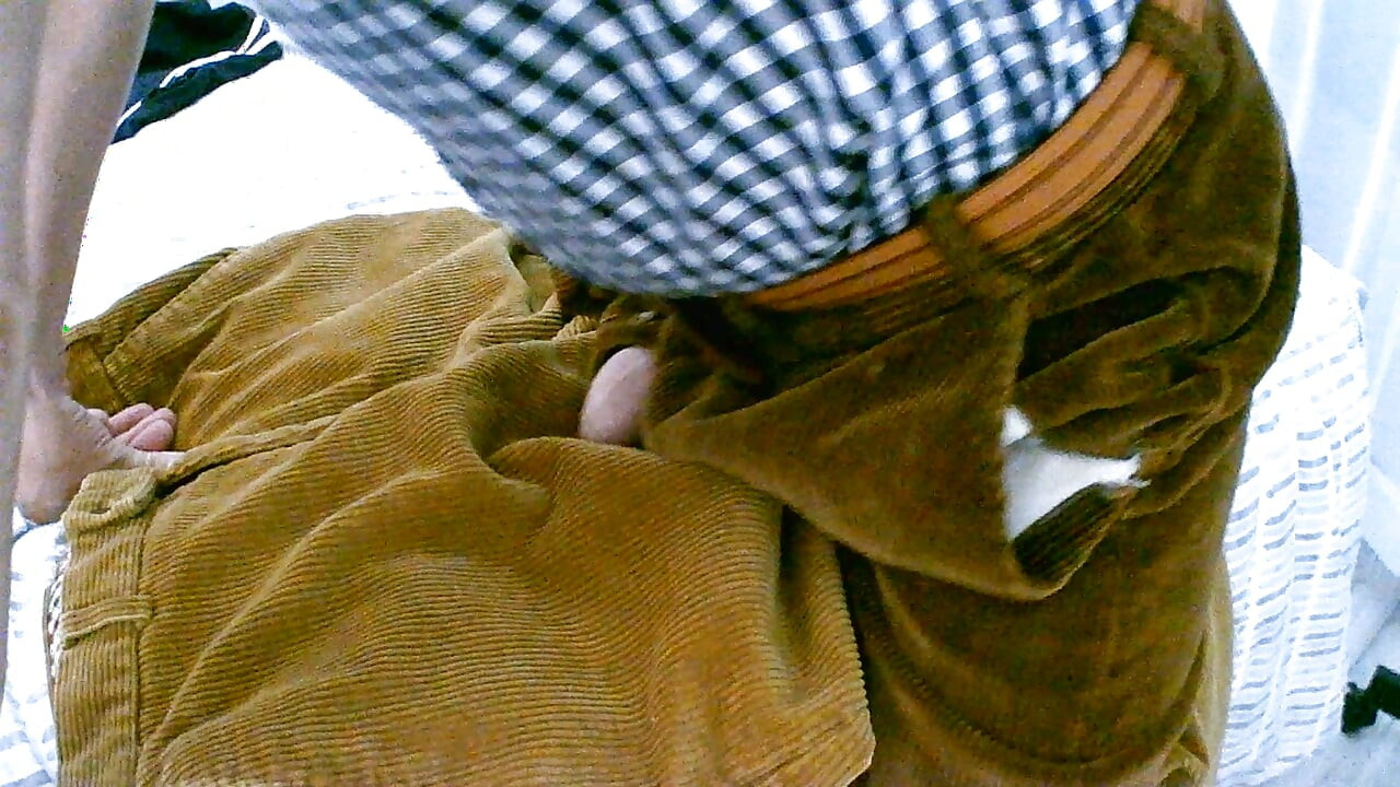 brown corduroy rubbing