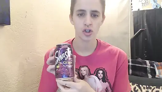 Grape soda burps
