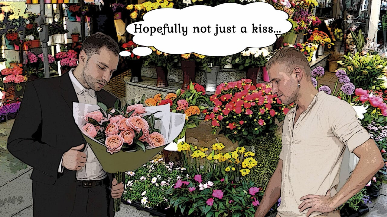Vänner. Blommor. Dåliga beslut.